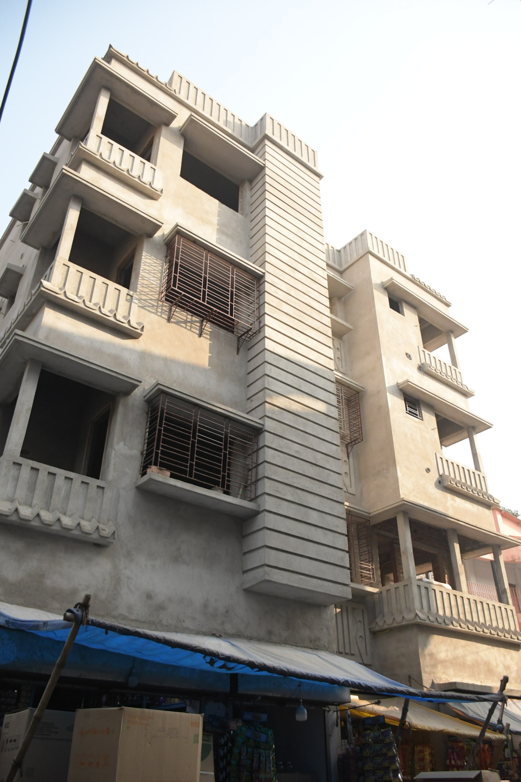 Ongoing apartment construction site