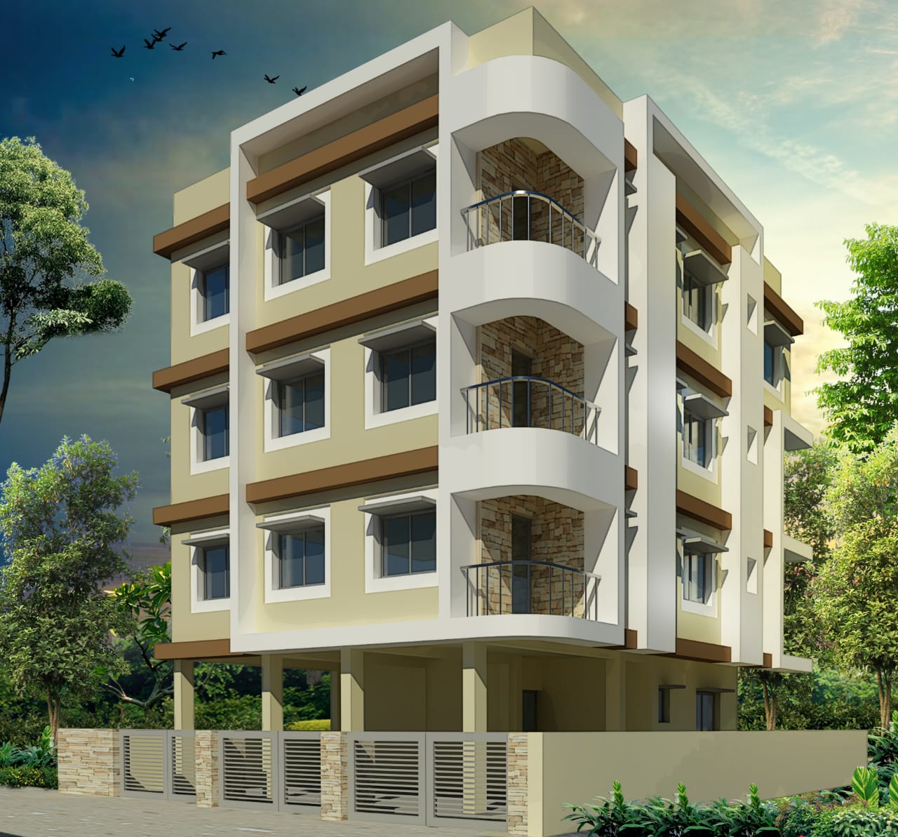 Tirupati Appartment (Parui Pacca Road)